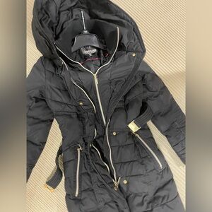 Black Puffer Jacket by Kensie